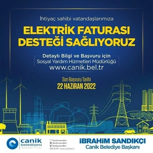 Türkiye'de bir ilk! Belediyeden elektrik faturası desteği: Son başvuru tarihi 22 Haziran