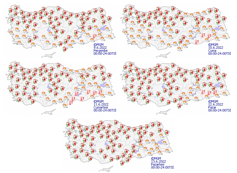 Yağmurlar dinmeyecek! Meteoroloji il il uyardı: Şimdiye kadar gördüklerinizi unutun, çok daha kuvvetli geliyor