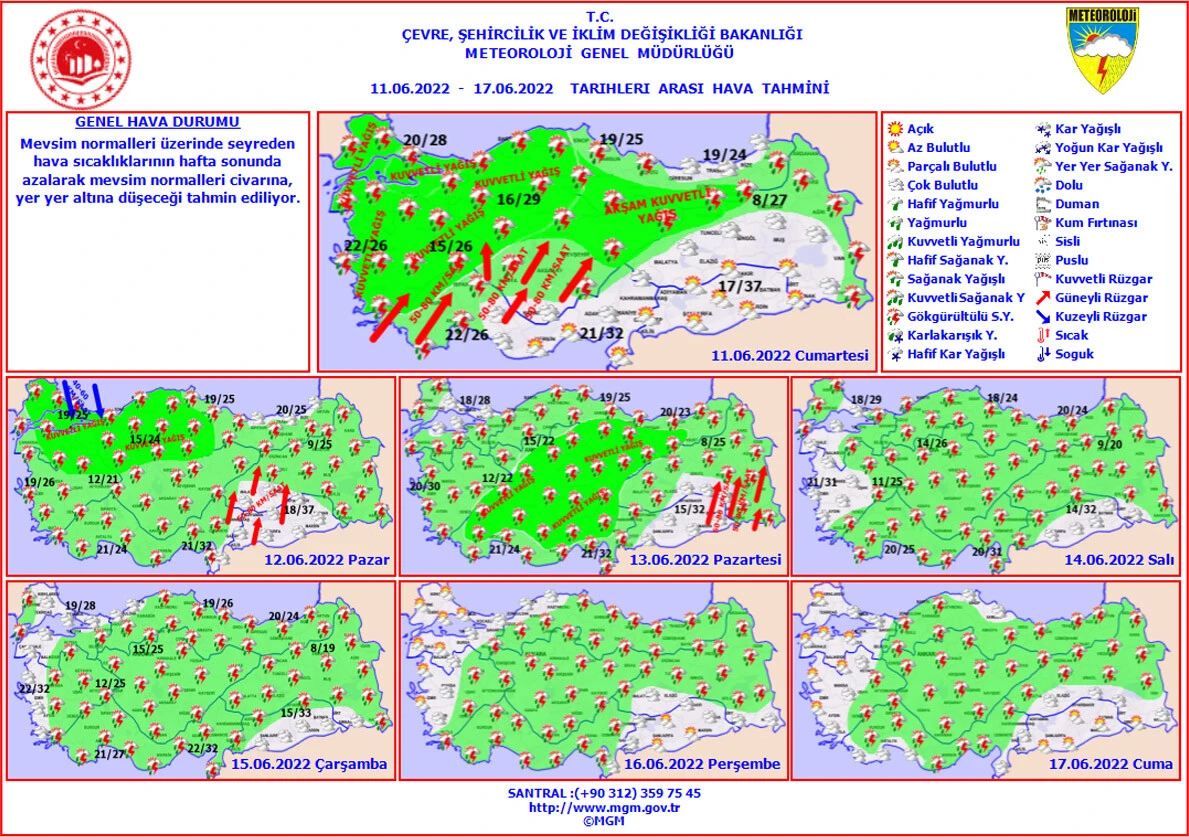 Meteoroloji'den 45 il için 'sarı ve turuncu' kodlu uyarı: Kuvvetli geliyor