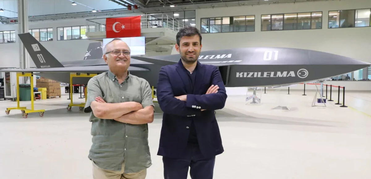 Savunma sanayi için merakla beklenen Kızılelma'dan ilk görsel geldi