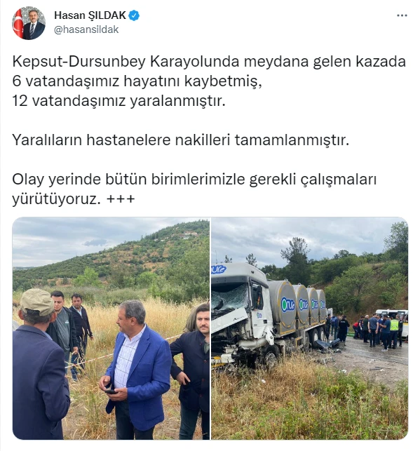 Son dakika: Katliam gibi kaza! Minibüs ile tanker çarpıştı: Çok sayıda ölü ve yaralı var
