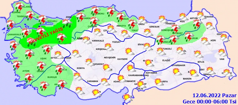 Meteoroloji’den 46 ile sarı ve turuncu uyarı! Gök gürültülü sağanak ve fırtına fena vuracak, şemsiyesiz çıkmayın