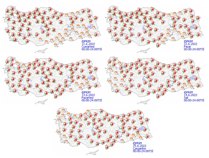 Meteoroloji’den 46 ile sarı ve turuncu uyarı! Gök gürültülü sağanak ve fırtına fena vuracak, şemsiyesiz çıkmayın