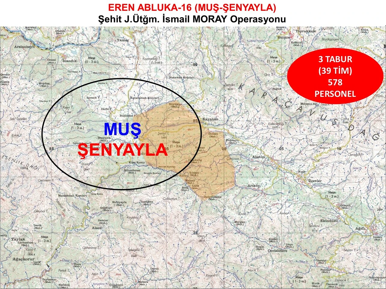 Eren Abluka-16 operasyonu başlatıldı, 578 personel katıldı