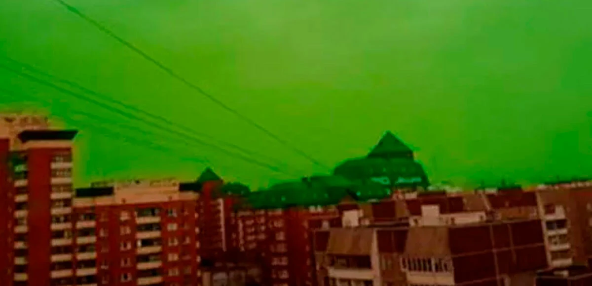 Başkenti yeşil bulutlar kaplamıştı! Meteoroloji’den açıklama geldi: Sebebi belli oldu