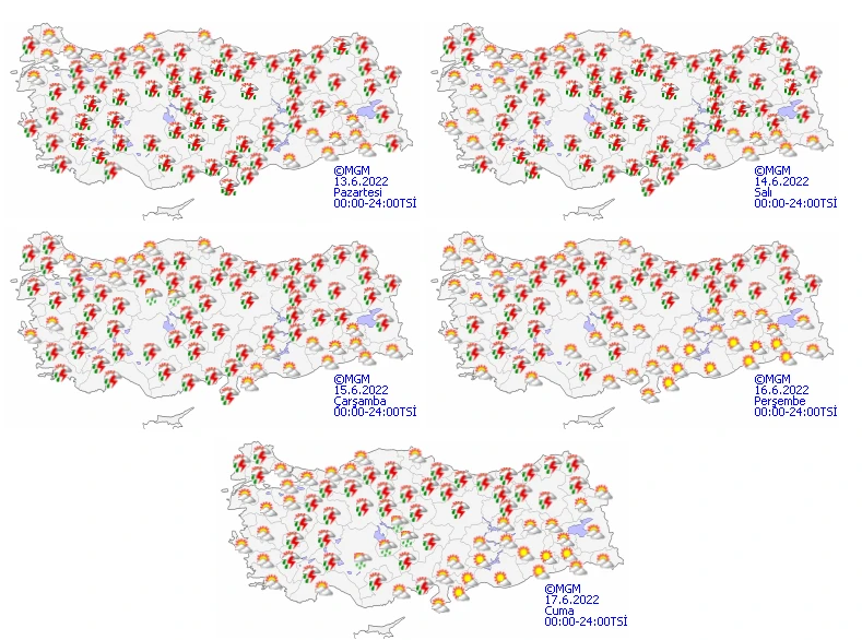 Meteoroloji 42 kent için alarm verdi: Fırtınalı sağanak geliyor! Rüzgar ve yağmur yıkıp geçecek
