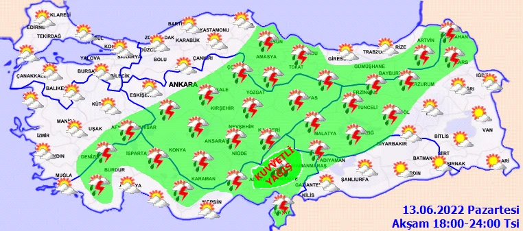 Meteoroloji 42 kent için alarm verdi: Fırtınalı sağanak geliyor! Rüzgar ve yağmur yıkıp geçecek