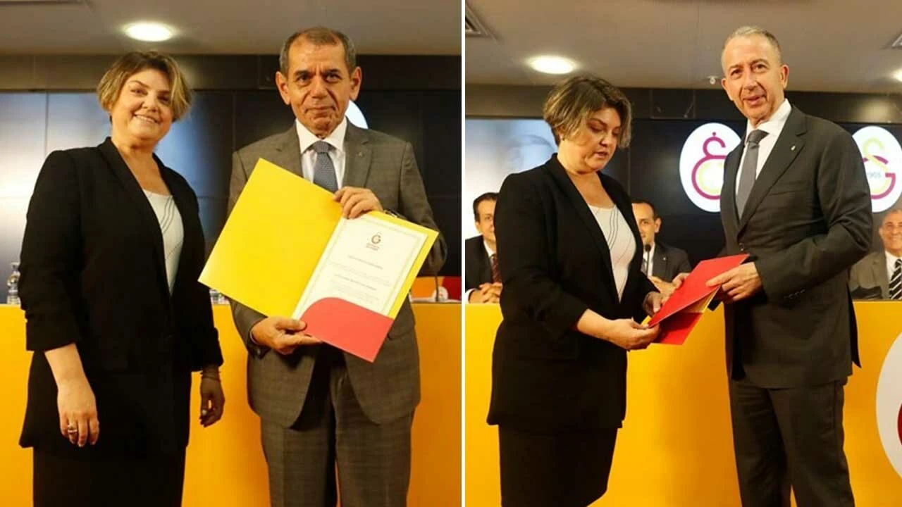 Dursun Özbek ve yönetimi mazbatalarını aldı