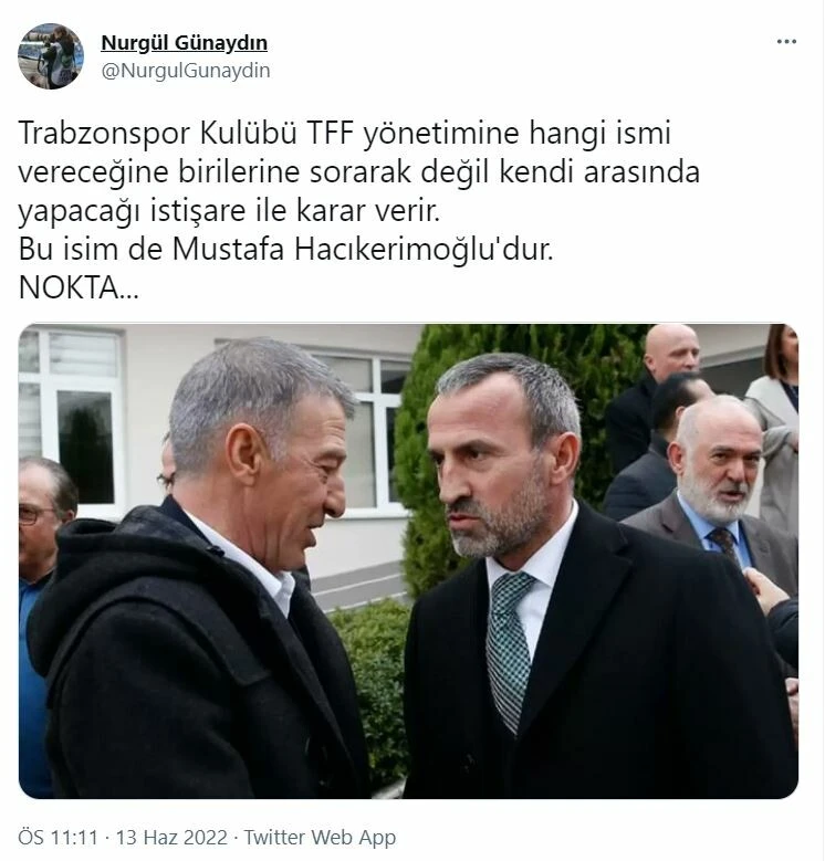 TFF'de Trabzonspor operasyonu!