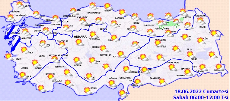 Gök delinecek! Meteoroloji saat verip il il uyardı: Sağanak kuvvetli vuracak (18 Haziran hava durumu)