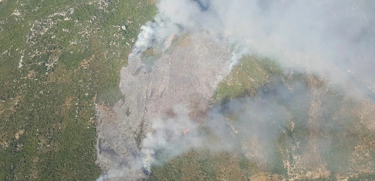 İzmir’deki orman yangını 15 saat sonra kontrol altına alındı