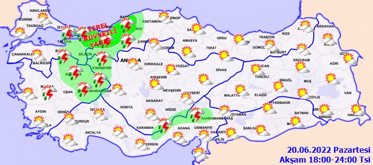 Meteoroloji’den yeni hafta için uyarı: Salı gününe dikkat! Kuvvetli yağış bütün yurdu esir alacak