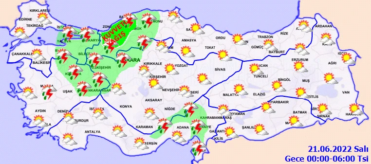 Meteoroloji’den yeni hafta için uyarı: Salı gününe dikkat! Kuvvetli yağış bütün yurdu esir alacak