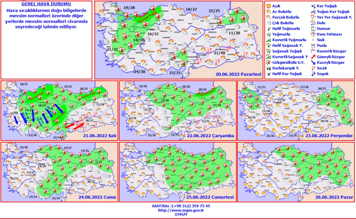 Meteoroloji’den yeni hafta için uyarı: Salı gününe dikkat! Kuvvetli yağış bütün yurdu esir alacak