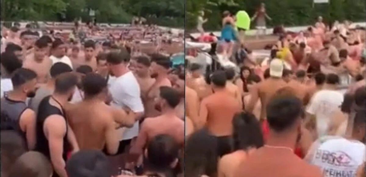 100'den fazla göçmenin havuz başı kavgası Almanya'yı karıştırdı: Kendi ülkemizde yabancı olduk