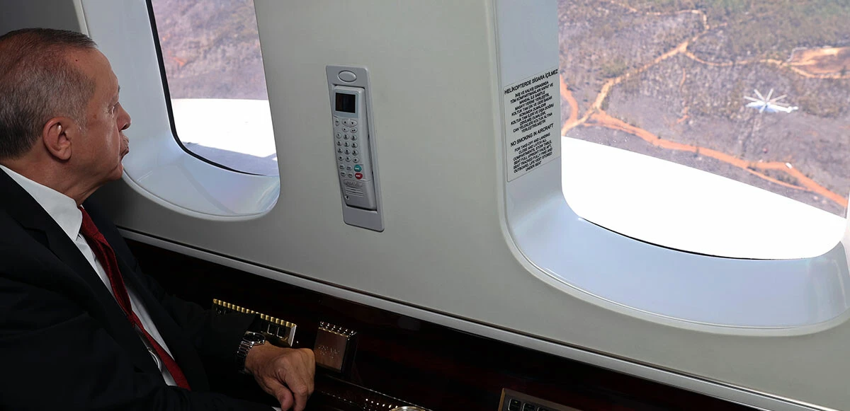 Son dakika: Ters rüzgar yangını büyütüyor! Marmaris'teki orman yangınında son durum: Savcılık soruşturma başlattı, Erdoğan da bölgede