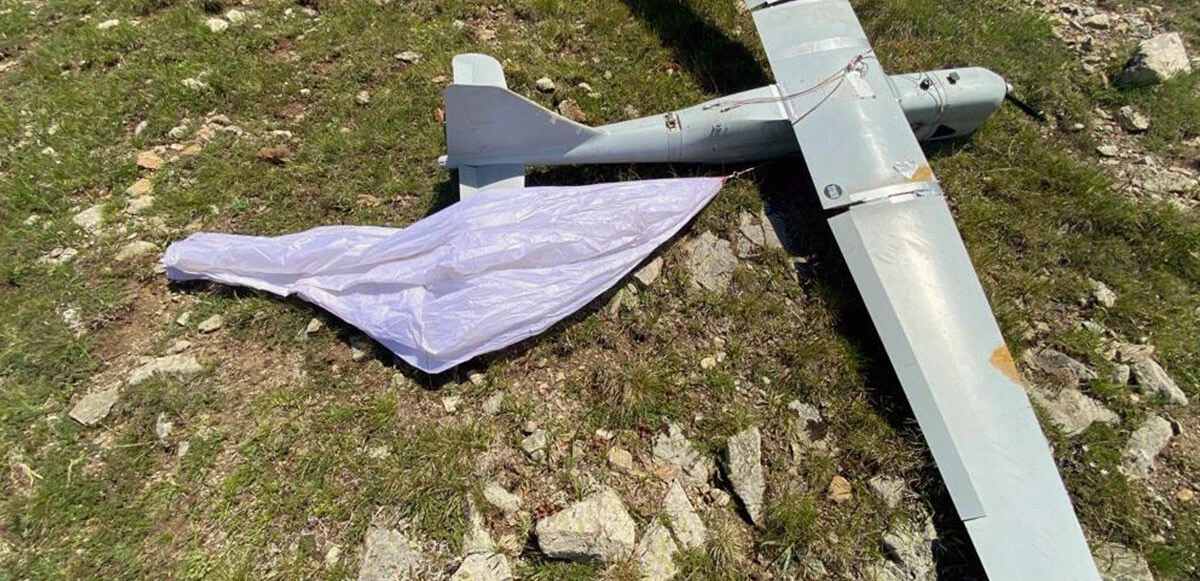 Mantar toplamaya giden vatandaşlar fark etti! Rus İHA’sı Gümüşhane'de köye düştü