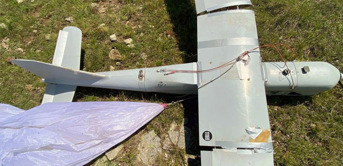 Mantar toplamaya giden vatandaşlar fark etti! Rus İHA’sı Gümüşhane'de köye düştü