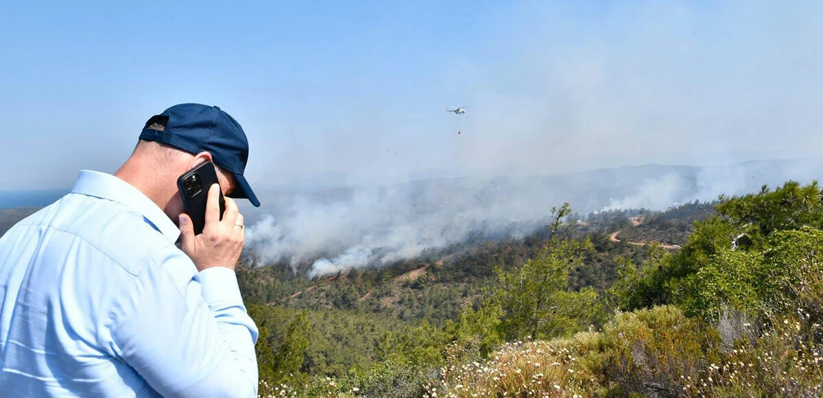 Son dakika: Ters rüzgar yangını büyütüyor! Marmaris'teki orman yangınında son durum: Savcılık soruşturma başlattı, Erdoğan da bölgede
