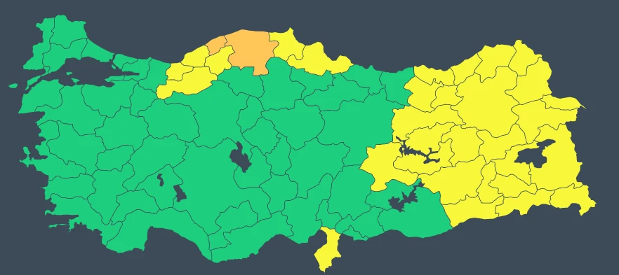 Meteoroloji’den bu kez ‘çamur’ uyarısı: 33 ile sarı ve turuncu alarm!