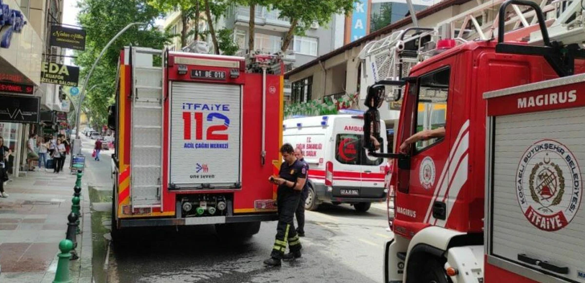 Kovulan kadın hem kendini hem iş yerini yakacaktı
