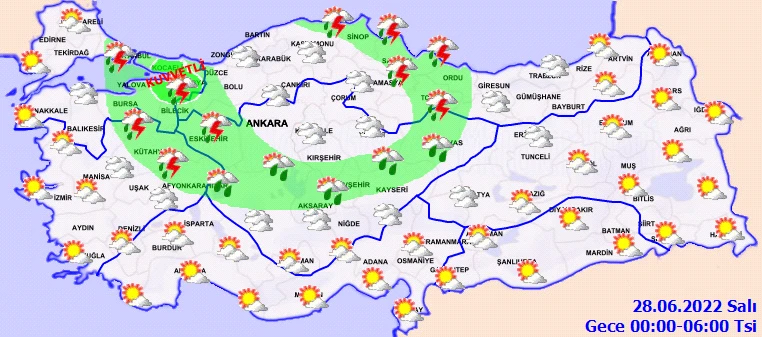 Meteoroloji ve AFAD’dan 6 ile kırmızı kod: Çok kuvvetli ve aşırı yağış alarmı verildi! Yaz yağmurları yıkıp geçecek