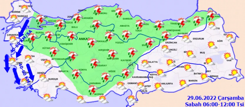 Temmuz geldi bulutlar gitmedi! Meteoroloji il il uyardı: Gök delinecek, sağanak kuvvetli vuracak