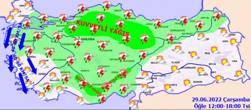 Temmuz geldi bulutlar gitmedi! Meteoroloji il il uyardı: Gök delinecek, sağanak kuvvetli vuracak