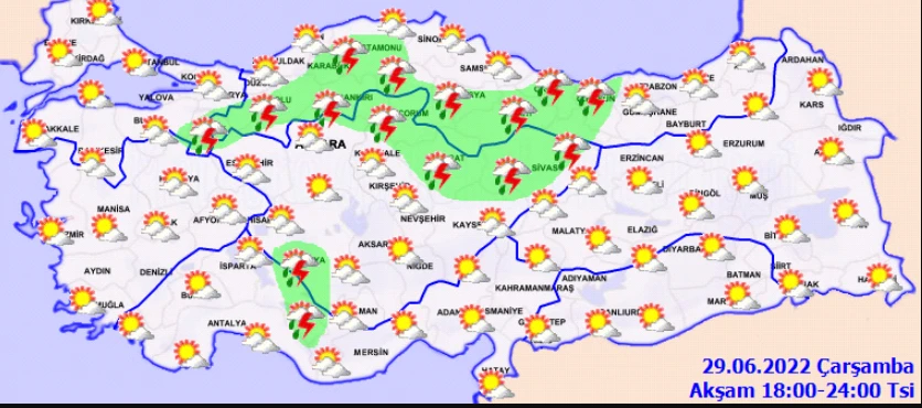 Temmuz geldi bulutlar gitmedi! Meteoroloji il il uyardı: Gök delinecek, sağanak kuvvetli vuracak