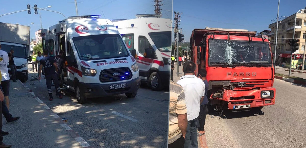 Freni boşalan kamyon dehşet saçtı: 1 ölü, 2 yaralı