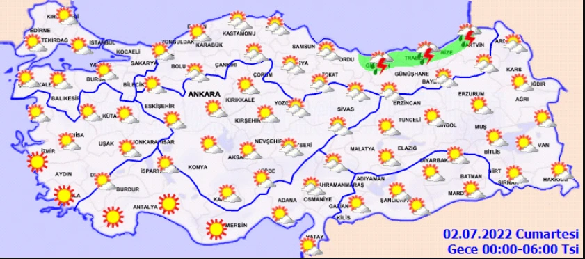 Güneş bulutların arasından çıktı, yağmura veda vakti! Meteoroloji uyardı: Sıcaklıklar fırlayacak (1 Temmuz hava durumu)