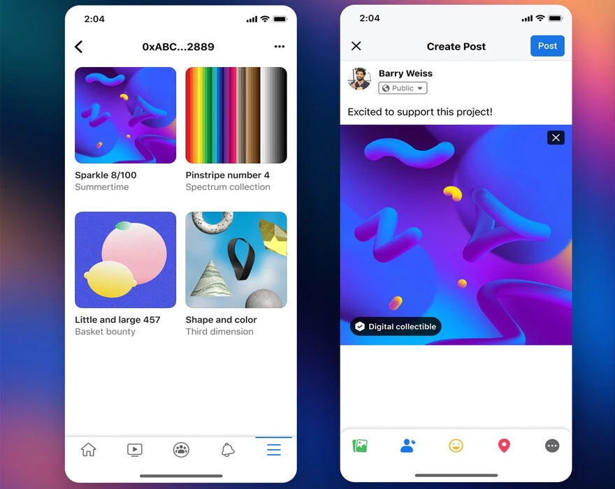 Instagram'ın ardından Facebook da NFT'leri başlattı