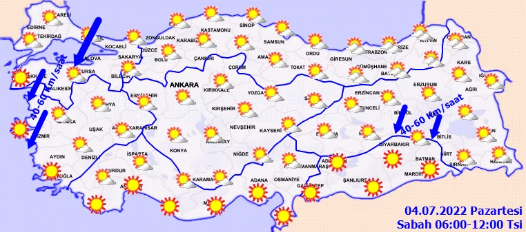 Meteoroloji’den ‘asfalt eriten sıcak’ uyarısı: 40 dereceyi geçecek