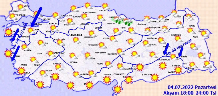 Meteoroloji’den ‘asfalt eriten sıcak’ uyarısı: 40 dereceyi geçecek