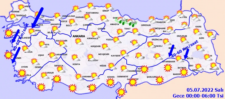 Meteoroloji’den ‘asfalt eriten sıcak’ uyarısı: 40 dereceyi geçecek