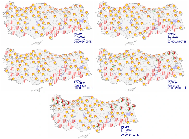 Meteoroloji’den ‘asfalt eriten sıcak’ uyarısı: 40 dereceyi geçecek