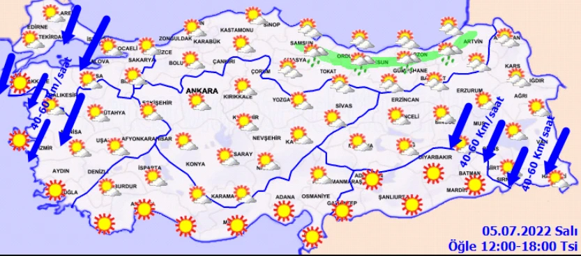 Yumurta değil insan pişiyor! Meteoroloji uyardı: Yağışlar gitti, sıcaklıklar fırladı (5 Temmuz hava durumu)