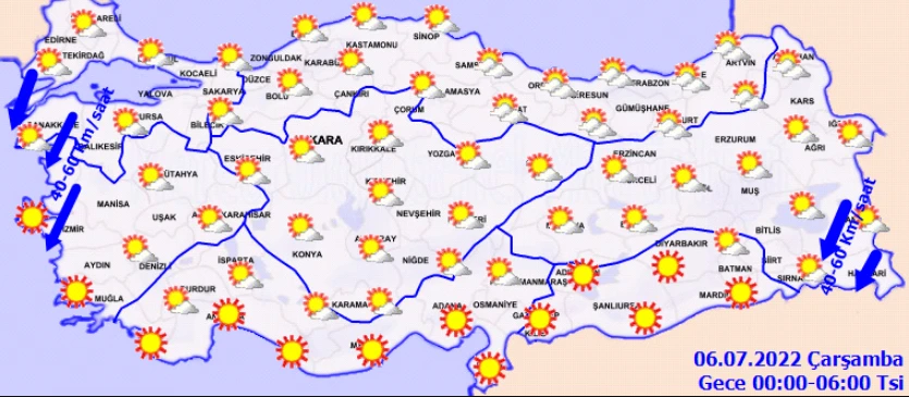 Yumurta değil insan pişiyor! Meteoroloji uyardı: Yağışlar gitti, sıcaklıklar fırladı (5 Temmuz hava durumu)