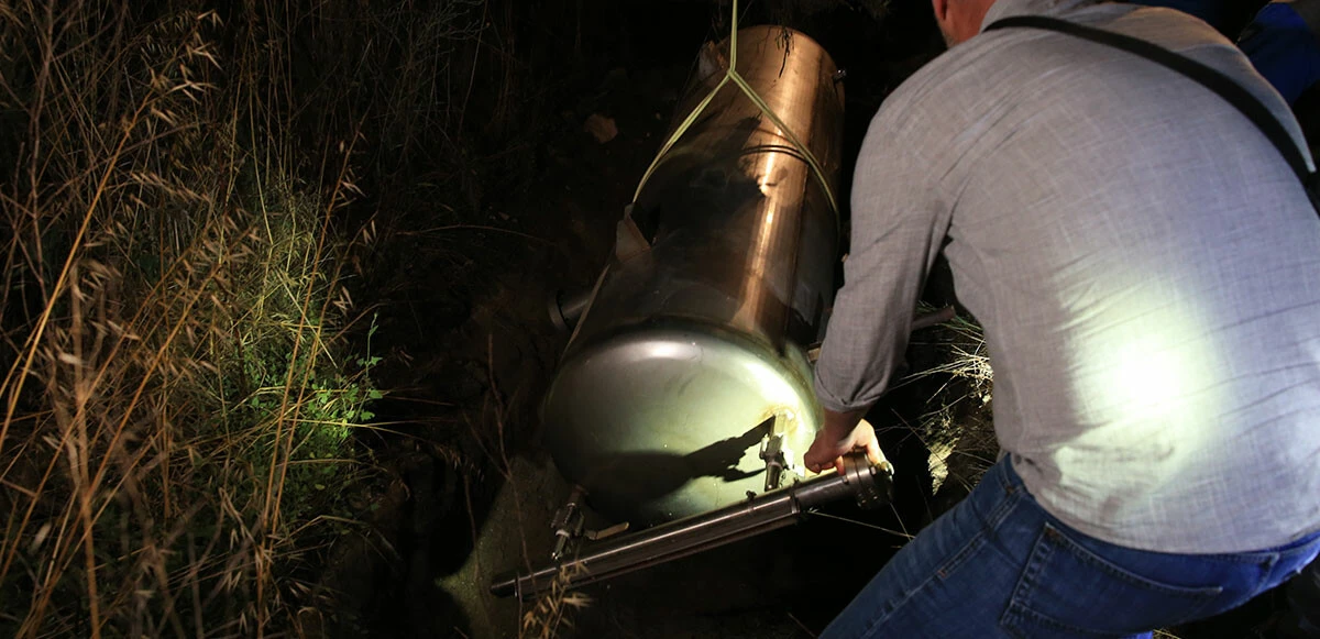 Doğal gaz koku tankını çaldı, vatandaşlar anons ile sakinleştirildi