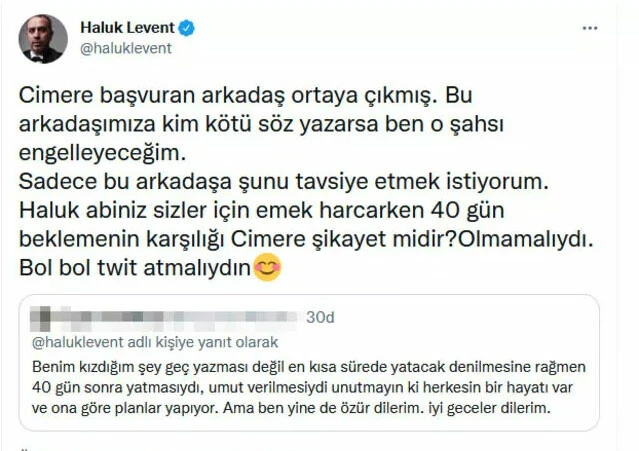 Bursu geç yattığı için AHBAP'ı Cimer'e şikayet etti! Haluk Levent böyle seslendi