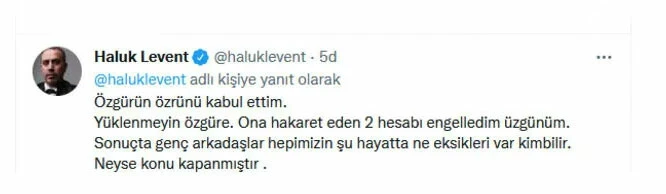 Bursu geç yattığı için AHBAP'ı Cimer'e şikayet etti! Haluk Levent böyle seslendi