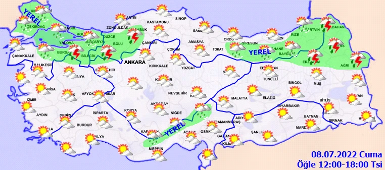 Meteoroloji bölgeleri tek tek uyardı! Bayramda yağış yüzünü gösterecek: Denize girmeyi erteleyin