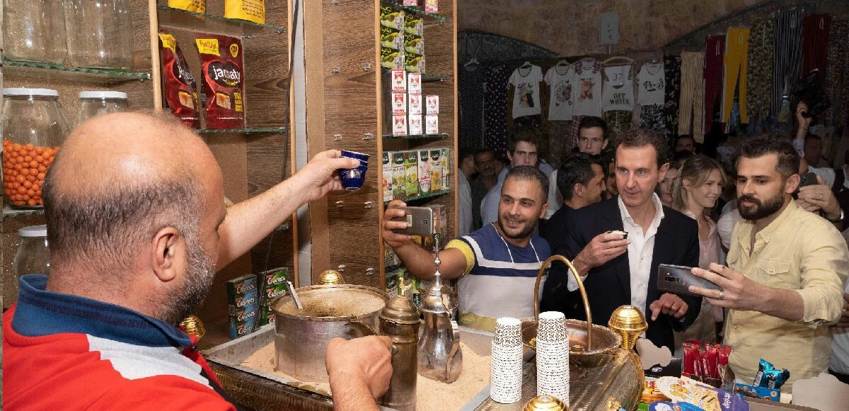 Esad Halep’te propaganda yaptı! 11 yıldır uğramadığı Halep’e ailesi ile gitti