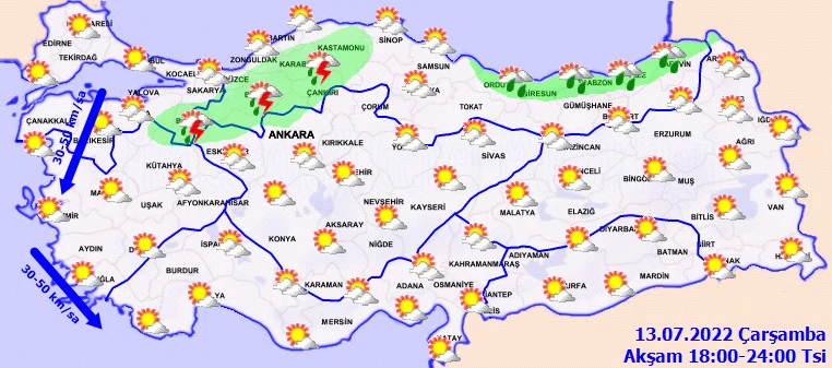 Meteoroloji’den sağanak ve sıcak uyarısı: Saat verildi! İstanbul dahil birçok kentte etkili olacak