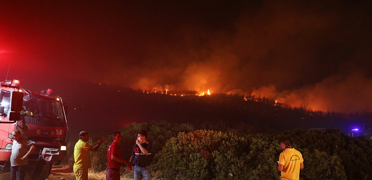 Son dakika haberi: Çeşme'de çıkan yangın kontrol altına alındı