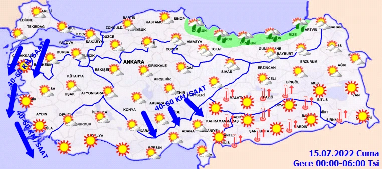 Meteoroloji'den iki bölgeye kuvvetli rüzgar uyarısı! Datça ve Çeşme'de son durum: Kritik 2 gün