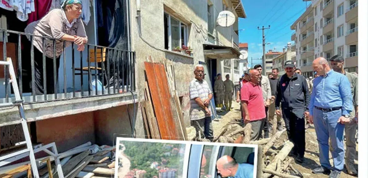 İçişleri Bakanı Süleyman Soylu’dan Türkiye gazetesine önemli açıklamalar! Sel felaketinin yaşandığı Bozkurt'taki bodrum katları alındı