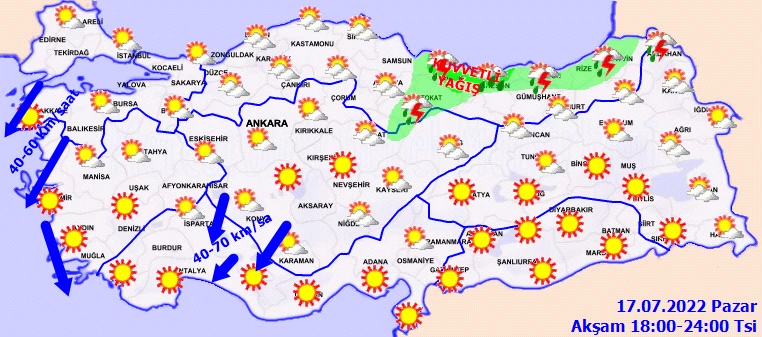Meteoroloji'den Karadeniz'e kuvvetli yağış uyarısı: Kıyılarda rüzgara dikkat