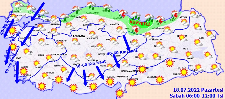 Meteoroloji ve AFAD uyardı: Fırtına ile yağmur fena bastıracak! Çatı ve ağaç altlarından kaçın