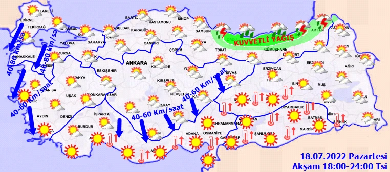 Meteoroloji ve AFAD uyardı: Fırtına ile yağmur fena bastıracak! Çatı ve ağaç altlarından kaçın
